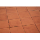 Deslavado melon - Talavera single colour tiles - 90 pieces