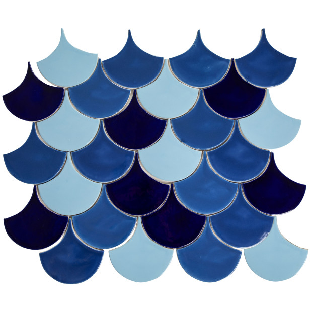 Fish scale - "Veracruz Coast" tile set from the "Water" series