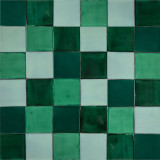Verna - Patchwork of single-color tiles - 90 pcs, 1 m2.
