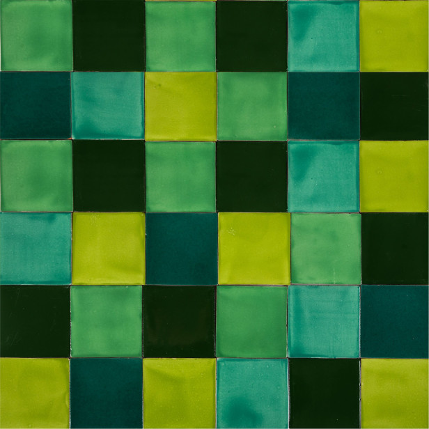 Verta - Patchwork of single-colour tiles - 90 pcs, 1 m2