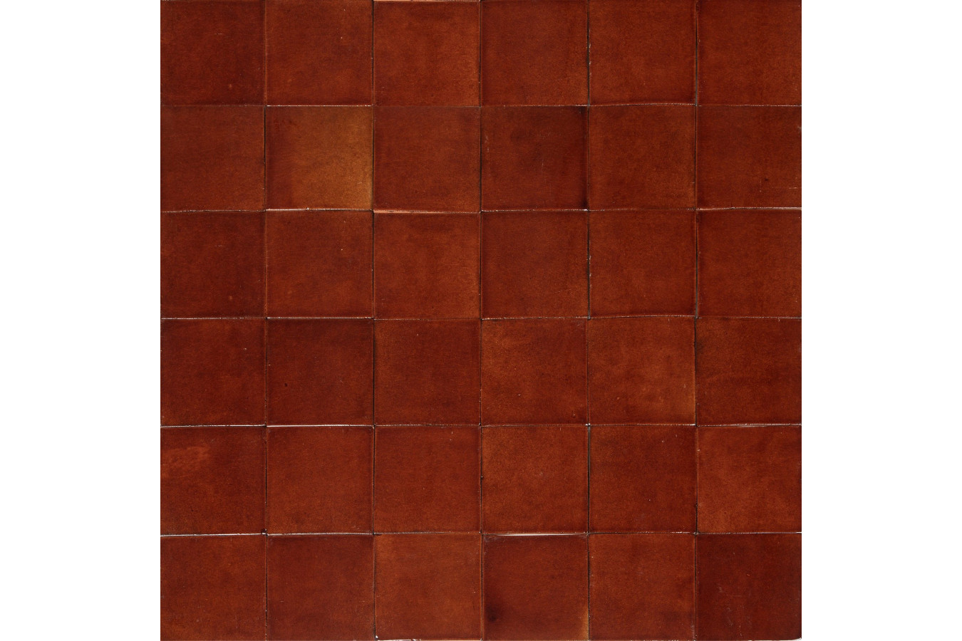 Caramelo maroon - Talavera plain colour tiles - 90 pieces