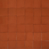 Terracota Liso brick-red - Talavera single colour tiles - 90 pieces