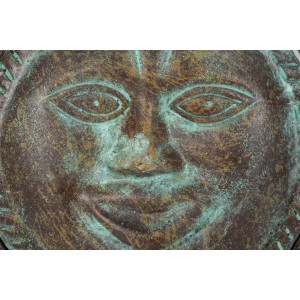 Sol Tierro - clay sun from Mexico with metal elements