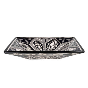 Atalaya - Mexican countertop sink decorated with relief