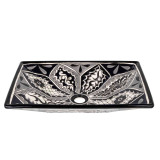 Atalaya - Mexican countertop sink decorated with relief