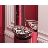 Serena Prima - Ceramic washbasin decorated with relief