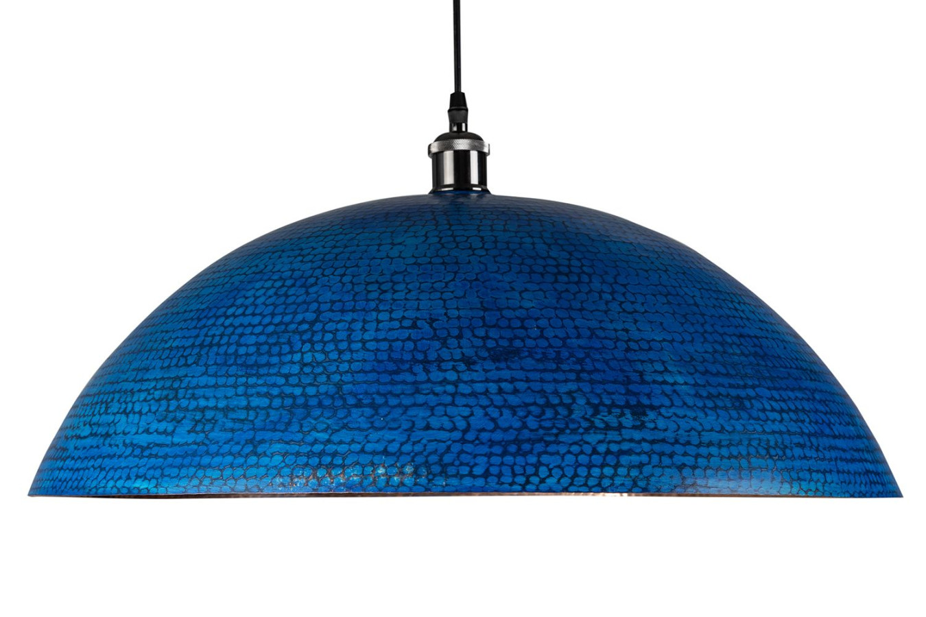 Sandia Azul XL - copper blue ceiling lamp