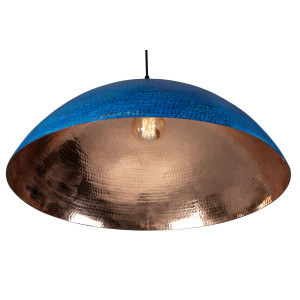 Sandia Azul XL - copper blue ceiling lamp