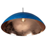 Sandia Azul XL - copper blue ceiling lamp