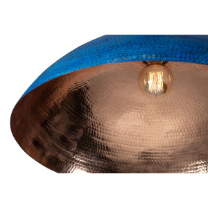 Sandia Azul XL - copper blue ceiling lamp