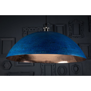 Sandia Azul XL - copper blue ceiling lamp
