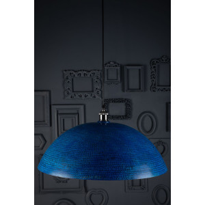 Sandia Azul XL - copper blue ceiling lamp