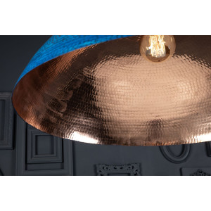 Sandia Azul XL - copper blue ceiling lamp