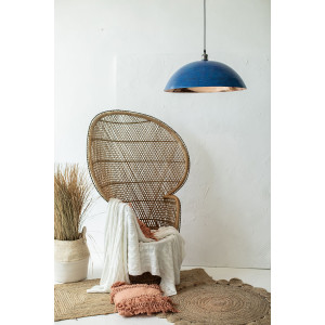 Sandia Azul XL - copper blue ceiling lamp