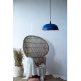 Sandia Azul - blue copper lamp from Mexico