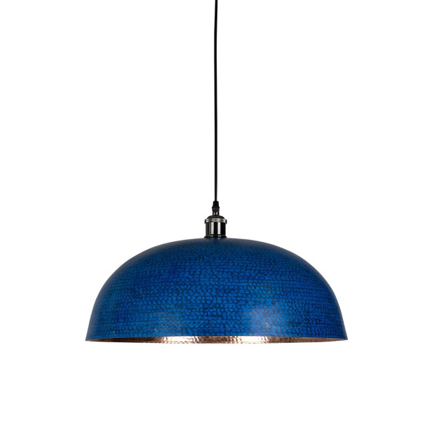 Sandia Azul - blue copper lamp from Mexico