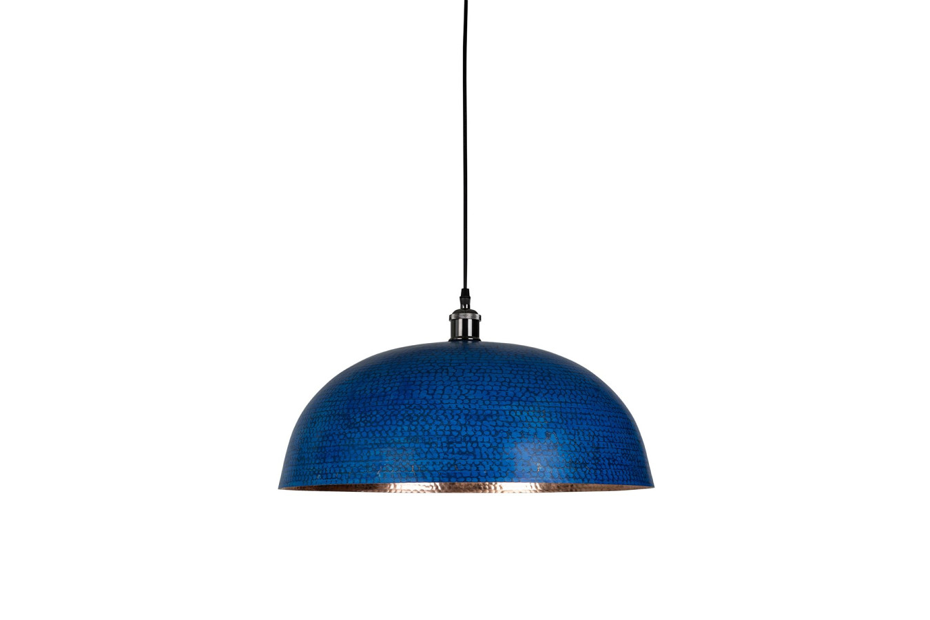 Sandia Azul - blue copper lamp from Mexico