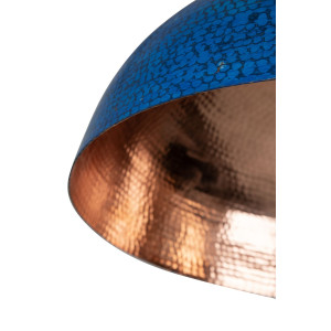 Sandia Azul - blue copper lamp from Mexico