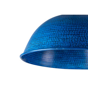 Taron - blue forged copper lamp