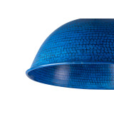 Taron - blue forged copper lamp
