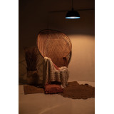 Nuez azul - blue handmade lamp from Mexico - pure copper