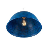 Nuez azul - blue handmade lamp from Mexico - pure copper