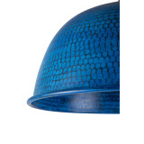 Nuez azul - blue handmade lamp from Mexico - pure copper