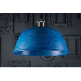 Nuez azul - blue handmade lamp from Mexico - pure copper