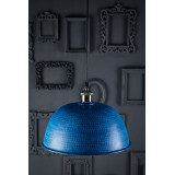Nuez azul - blue handmade lamp from Mexico - pure copper