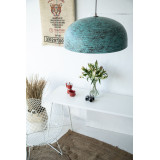 Sandia Verde XXL - patinated lamp from Mexico - pure copper