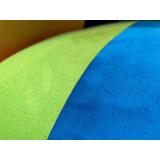 Hand-sewn colour armchairs