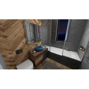 Azura Prima - Ceramic washbasin decorated with relief