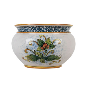 Sicilian ceramic flowerpot - Vaso di girasoli S