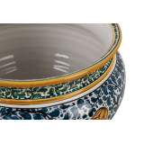 Hand-painted Italian flower pot - Vaso fiori di limoni S