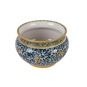 Hand-painted Italian flower pot - Vaso fiori di limoni S