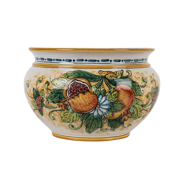  Italian flowerpot - Vaso di melograni S