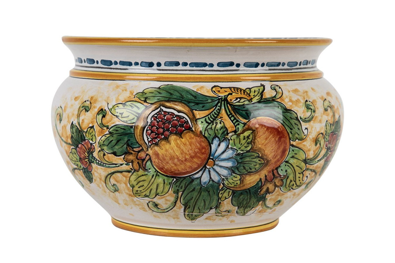  Italian flowerpot - Vaso di melograni S