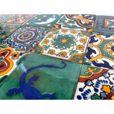 Verde - set of multi-colored wall decors - 15 pieces