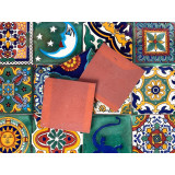 Verde - set of multi-colored wall decors - 15 pieces