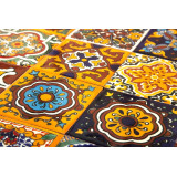 Girasol - set of multi-colored wall decors - 15 tiles
