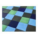 Malaquita - patchwork of ceramic tiles - 30 pieces