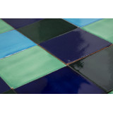 Malaquita - patchwork of ceramic tiles - 30 pieces