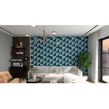 Malaquita - patchwork of ceramic tiles - 30 pieces