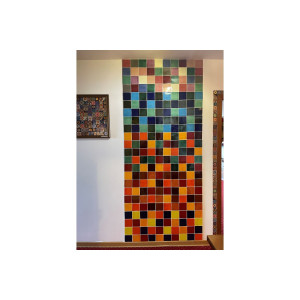 Malaquita - patchwork of ceramic tiles - 30 pieces