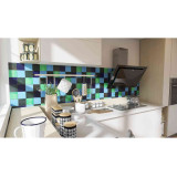 Malaquita - patchwork of ceramic tiles - 30 pieces