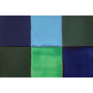Malaquita - patchwork of ceramic tiles - 30 pieces