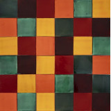 Borgoña - Patchwork of single color tiles - 30 pcs