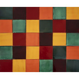 Borgoña - Patchwork of single color tiles - 30 pcs