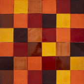 Caramelo - Patchwork of single-color tiles - 30 pcs.