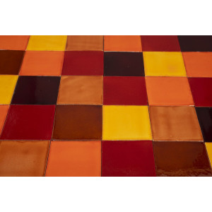 Caramelo - Patchwork of single-color tiles - 30 pcs.